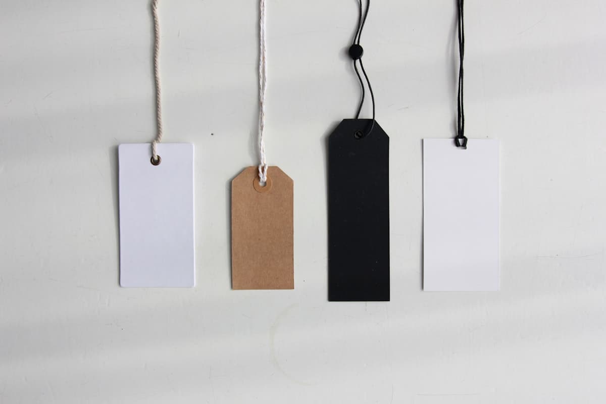 Test tags ready to be attached to inspected equipment